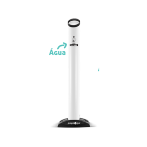 Lixeira coletora para copos simples (água) branca