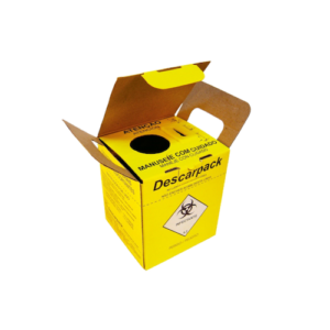 Caixa coletora perfurante/cortante descartável