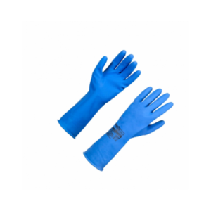 Luva Latex Verniz Silver Azul