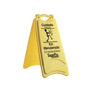 Placa De Sinalização "Em Manutenção "