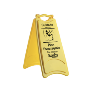 Placa de Sinalização "Piso Escorregadio"