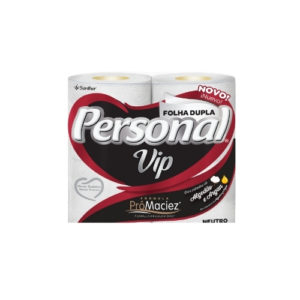 HIGIÊNICO PERSONAL VIP NEUTRO 4 ROLOS