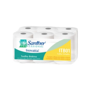TOALHA BOBINA INOVATTA - FOLHA SIMPLES
